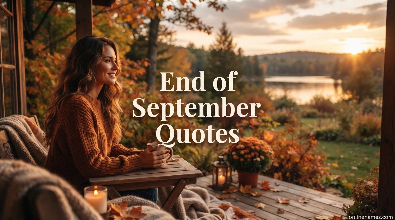 End of September Quotes