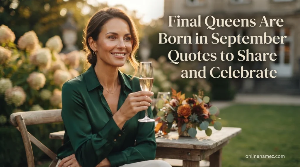 Final Queens Are Born in September Quotes to Share and Celebrate