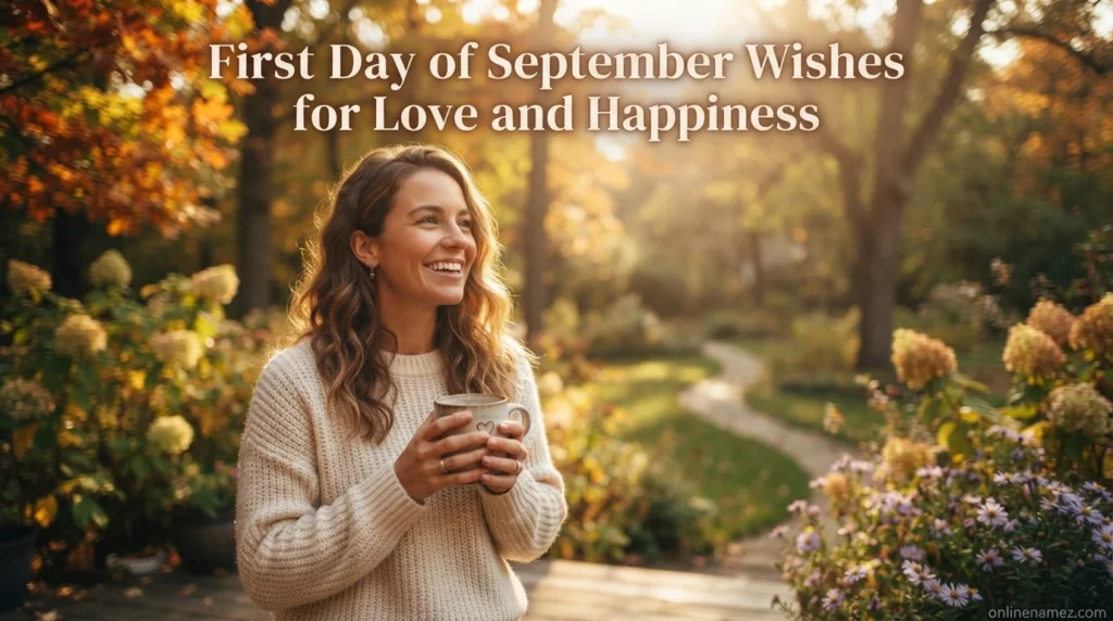 First Day of September Wishes for Love and Happiness
