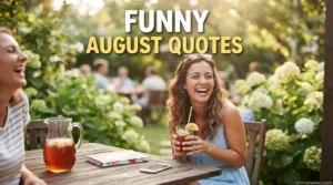 Funny August Quotes