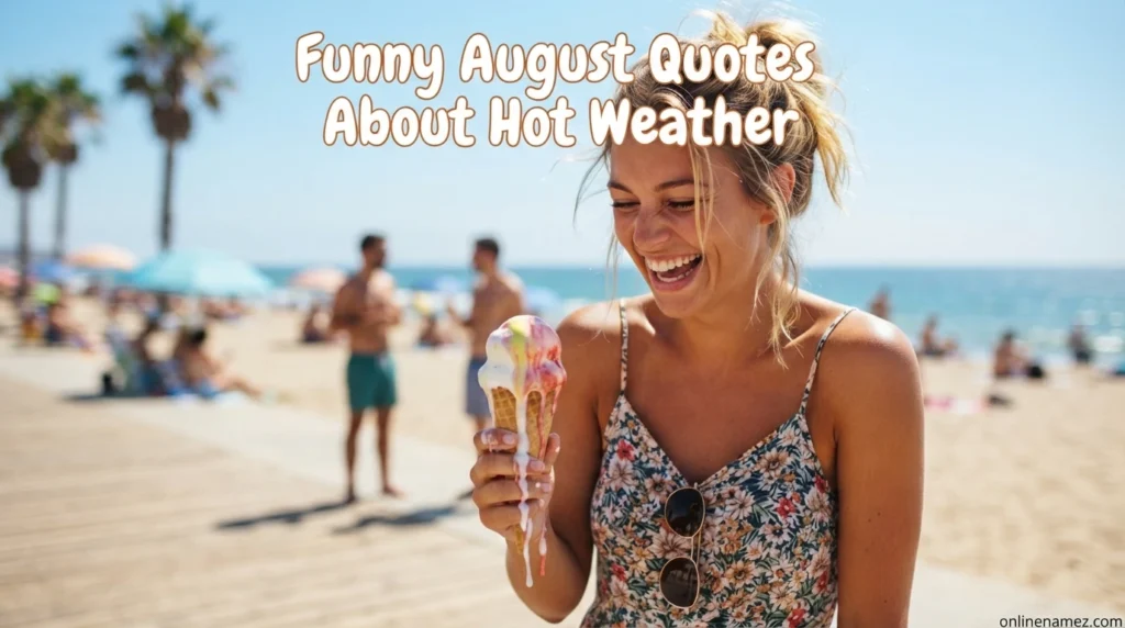 Funny August Quotes About Hot Weather