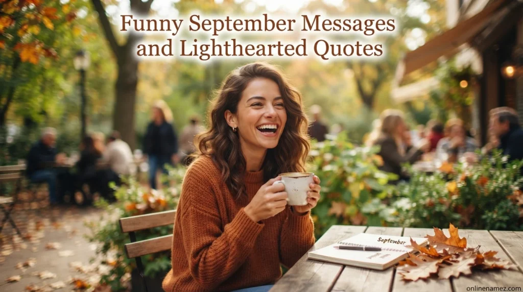 Funny September Messages and Lighthearted Quotes