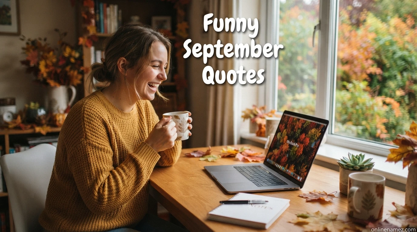 Funny September Quotes