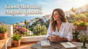 Good Morning August Quotes