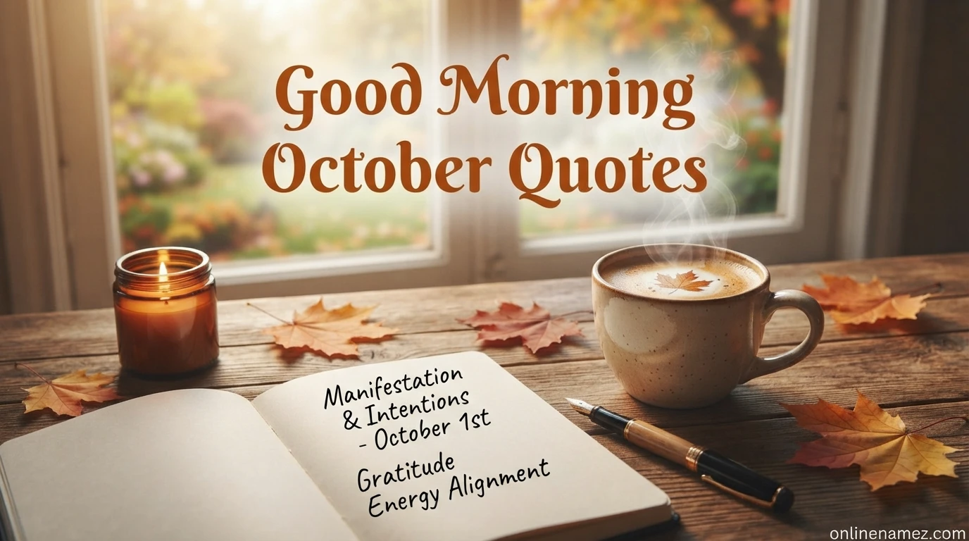Good Morning October Quotes
