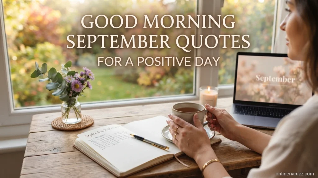 Good Morning September Quotes for a Positive Day