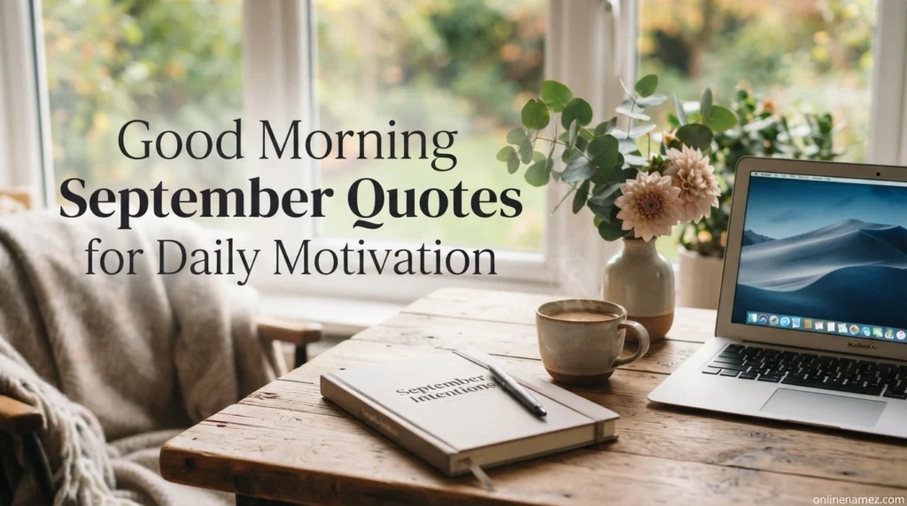 Good Morning September Quotes for Daily Motivation