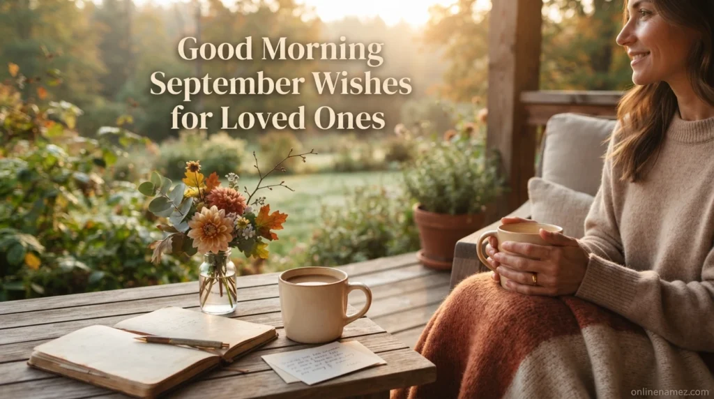 Good Morning September Wishes for Loved Ones