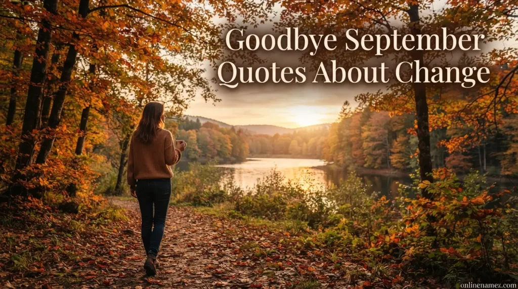 Goodbye September Quotes About Change