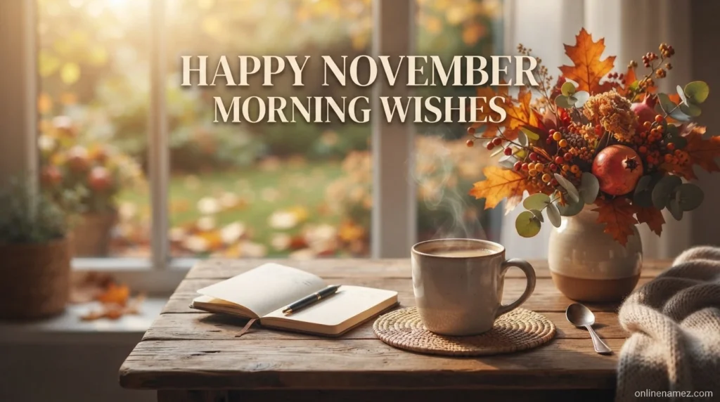 Happy November Morning Wishes