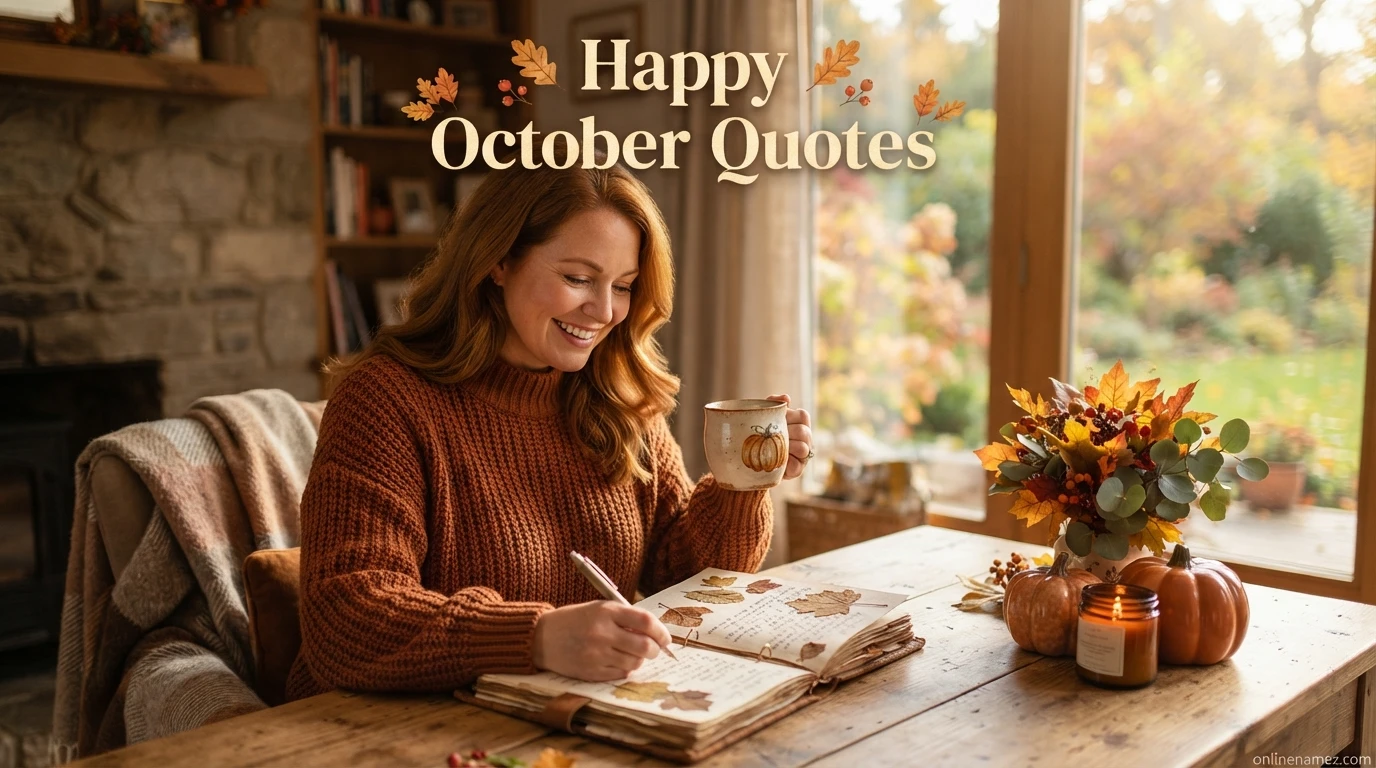 Happy October Quotes