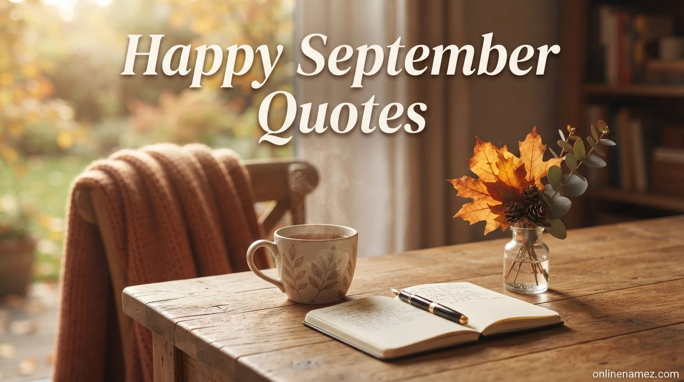 Happy September Quotes