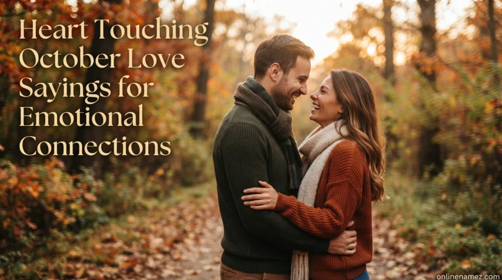 Heart Touching October Love Sayings for Emotional Connections