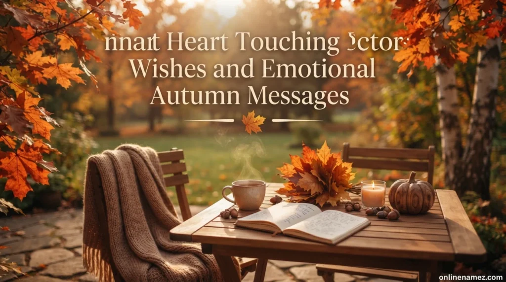 Heart Touching October Wishes and Emotional Autumn Messages
