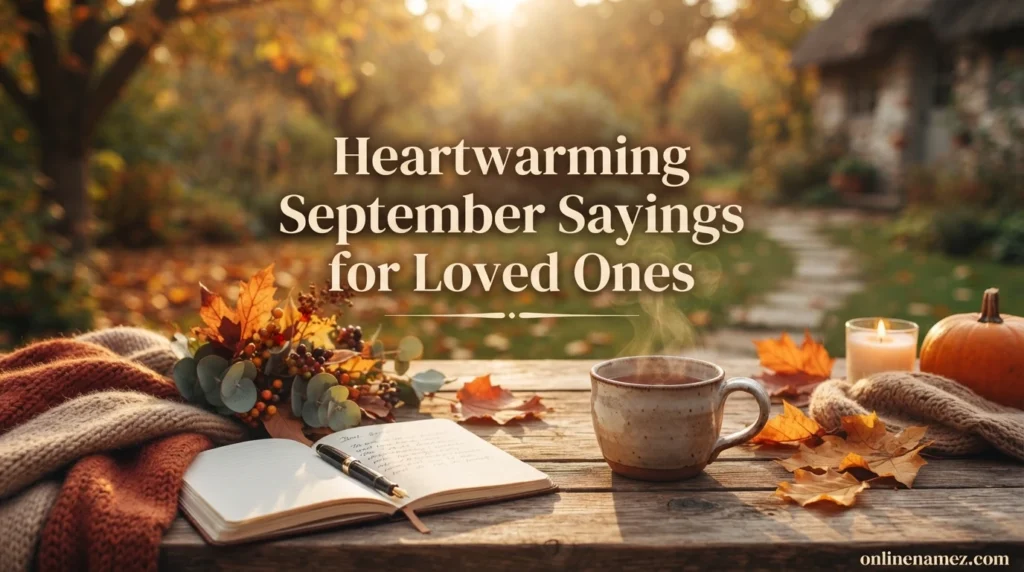 Heartwarming September Sayings for Loved Ones
