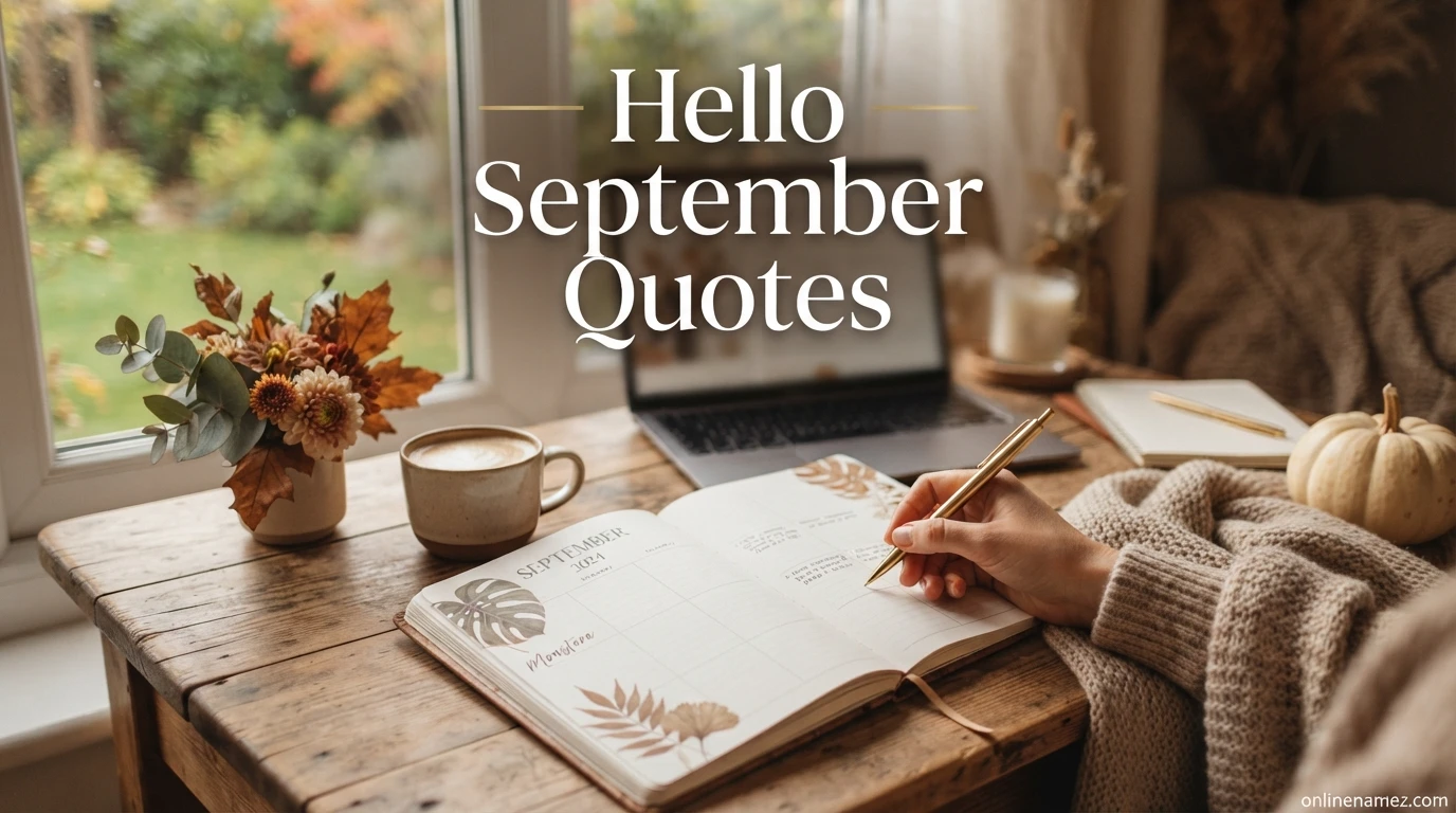 Hello September Quotes