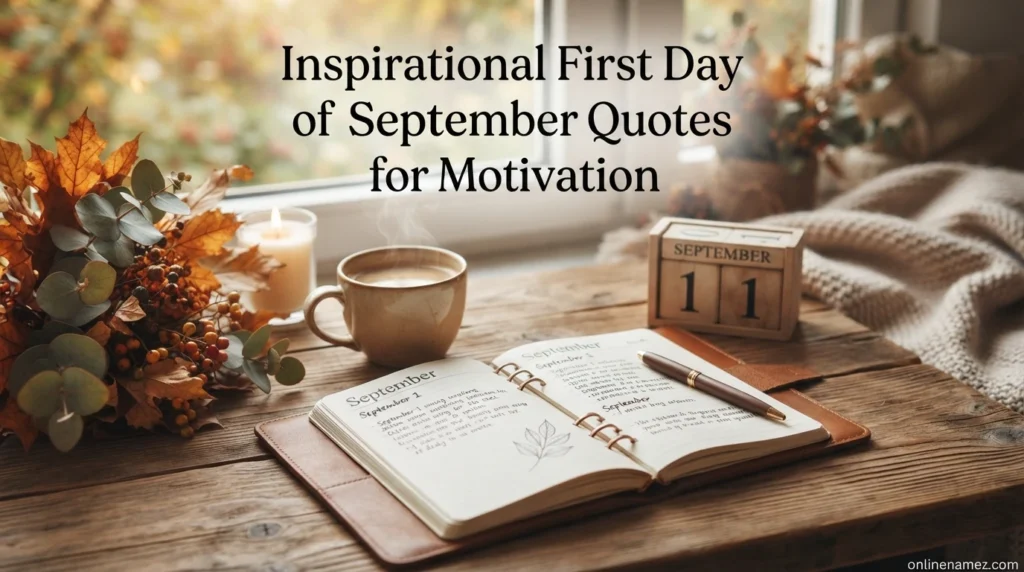 Inspirational First Day of September Quotes for Motivation