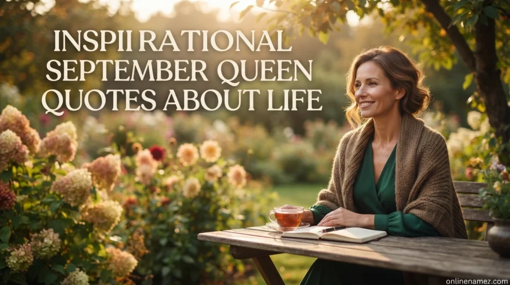 Inspirational September Queen Quotes About Life