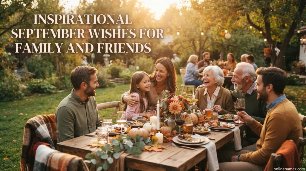 Inspirational September Wishes for Family and Friends