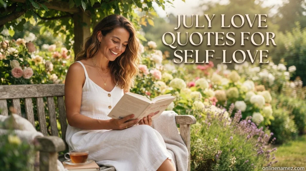 July Love Quotes for Self-Love