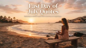 Last Day of July Quotes