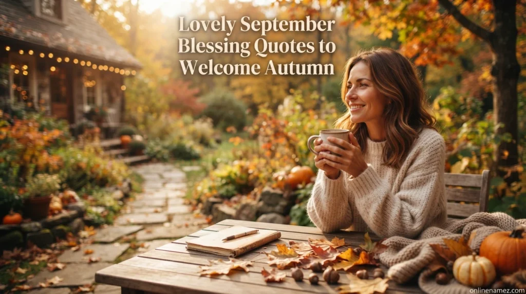 Lovely September Blessing Quotes to Welcome Autumn