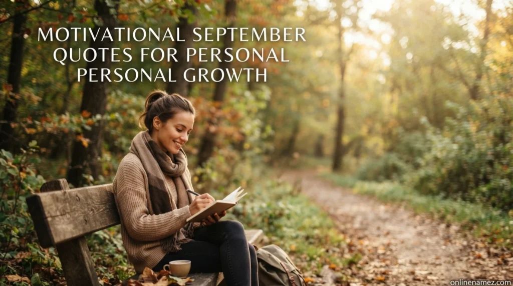 Motivational September Quotes for Personal Growth
