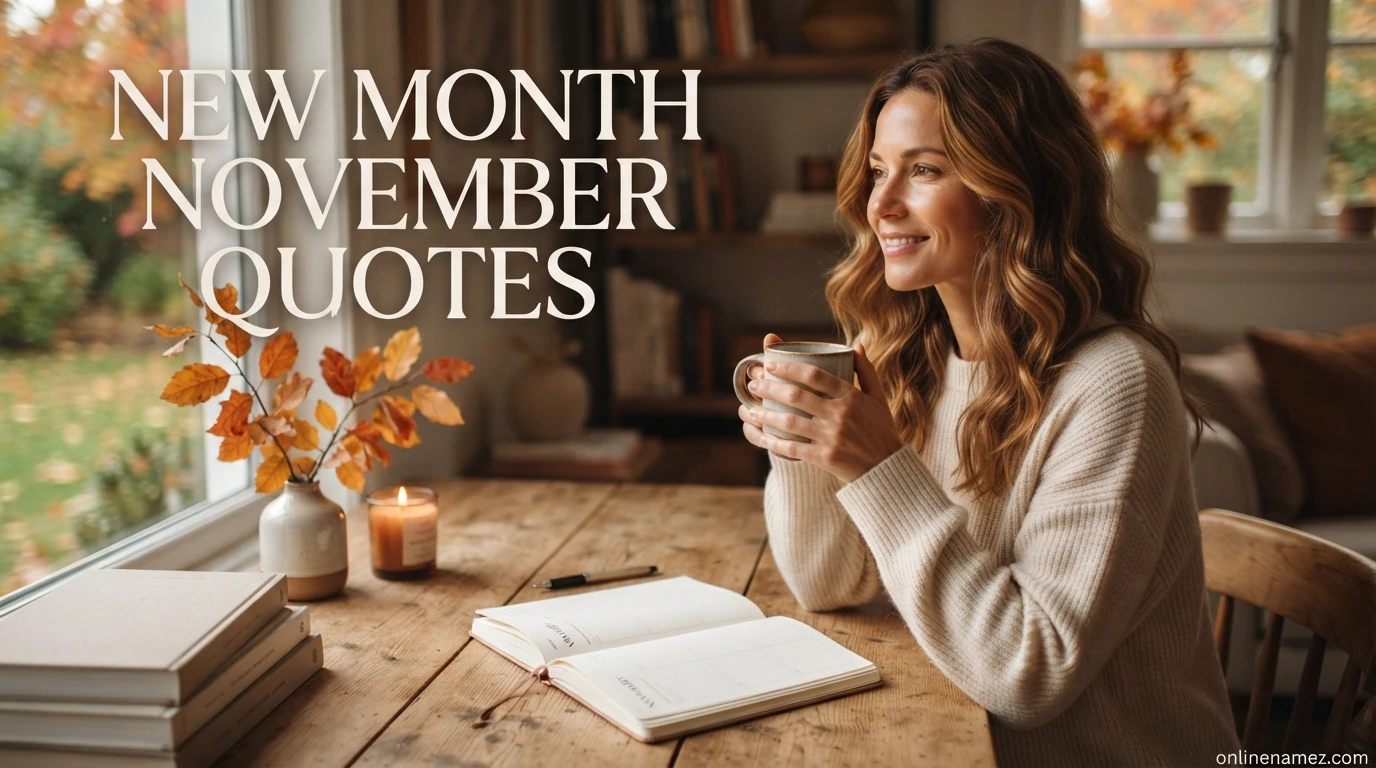 New Month November Quotes