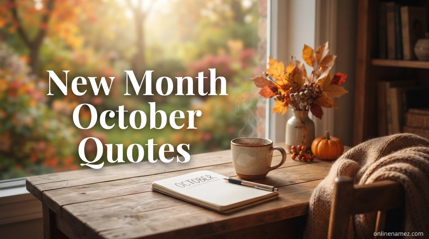 New Month October Quotes
