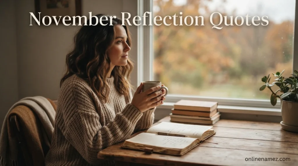 November Reflection Quotes