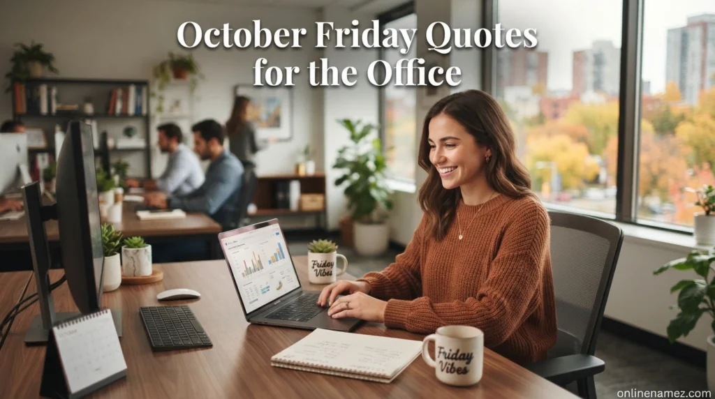 October Friday Quotes for the Office