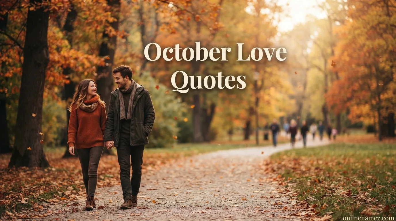 October Love Quotes