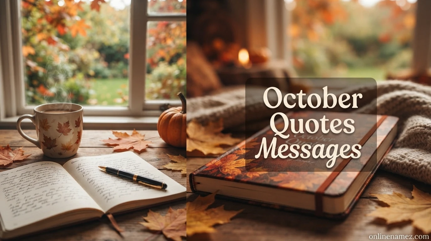 October Quotes Messages