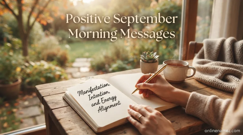 Positive September Morning Messages
