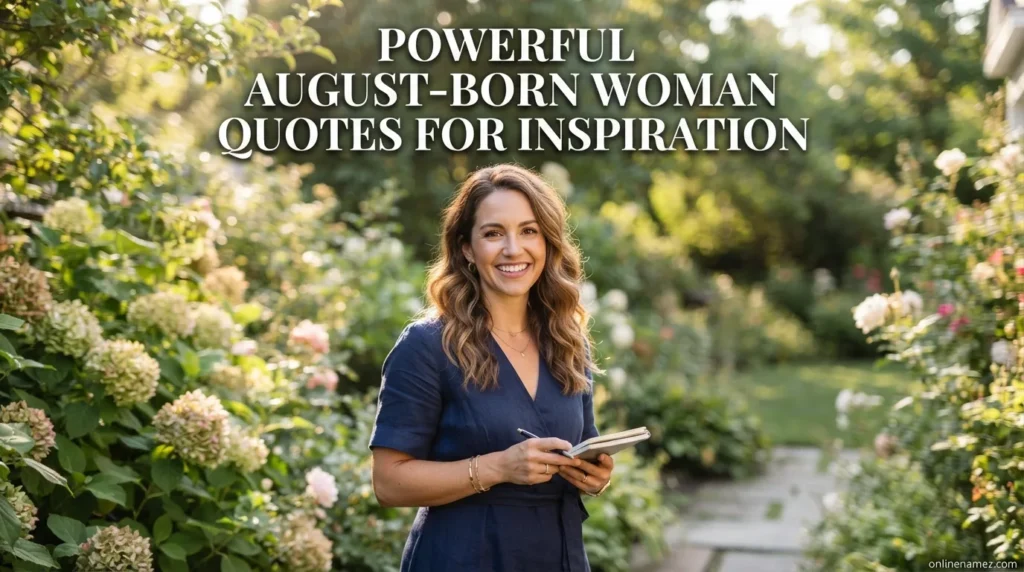 Powerful August-Born Woman Quotes for Inspiration