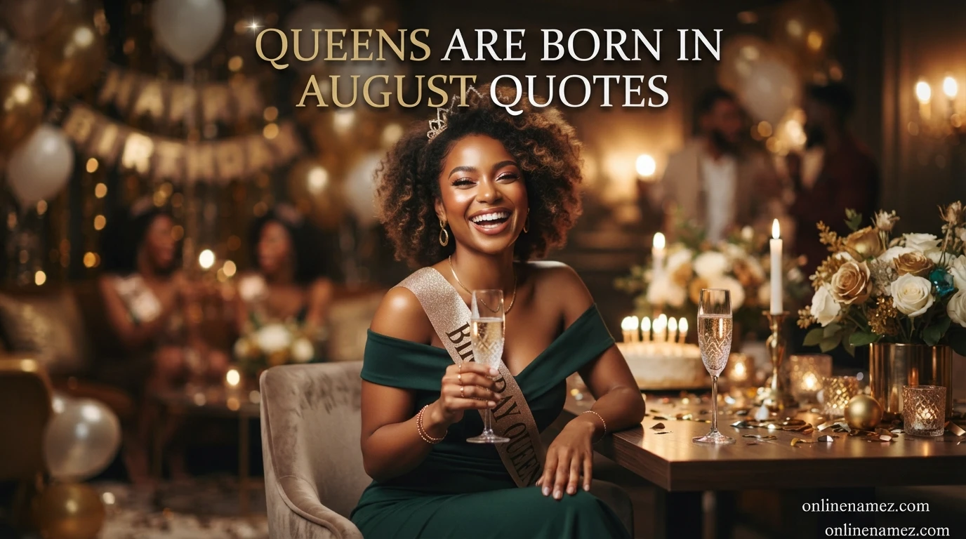 Queens Are Born in August Quotes
