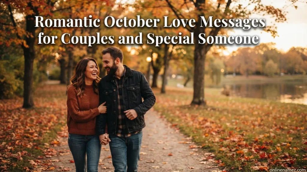 Romantic October Love Messages for Couples and Special Someone