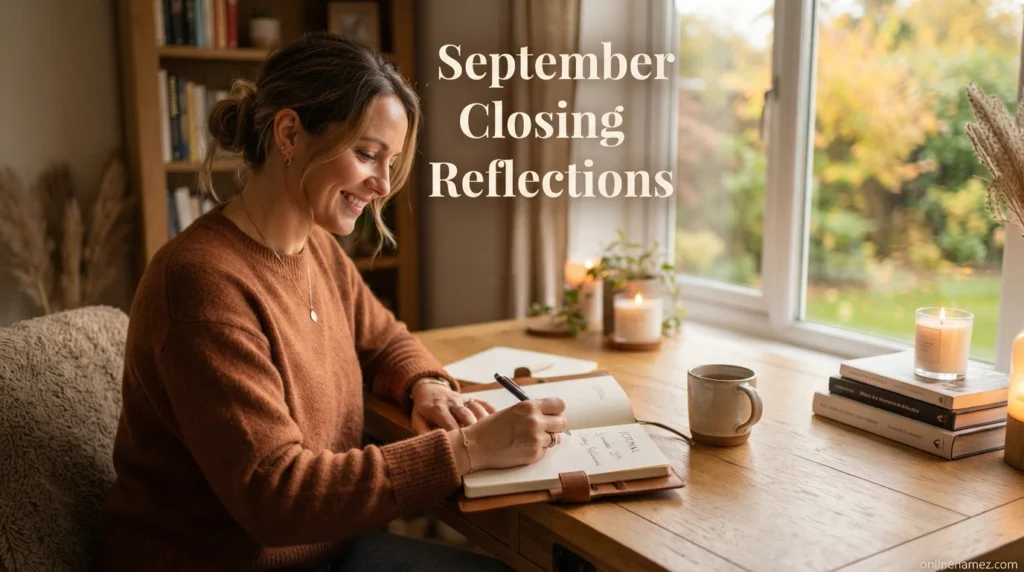 September Closing Reflections