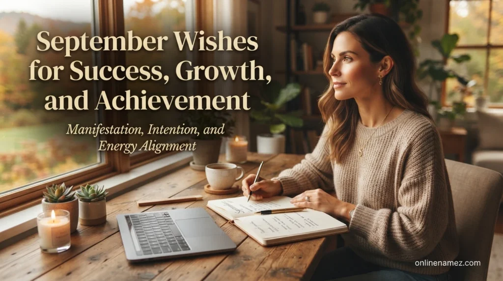 September Wishes for Success, Growth, and Achievement