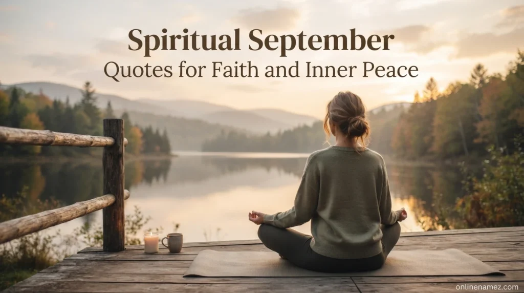 Spiritual September Quotes for Faith and Inner Peace