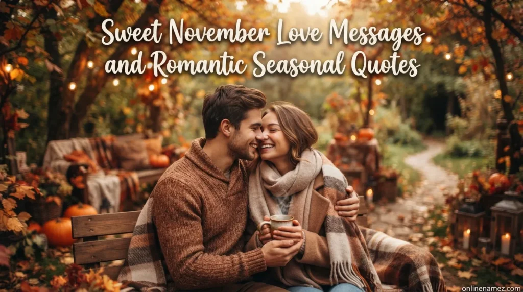 Sweet November Love Messages and Romantic Seasonal Quotes