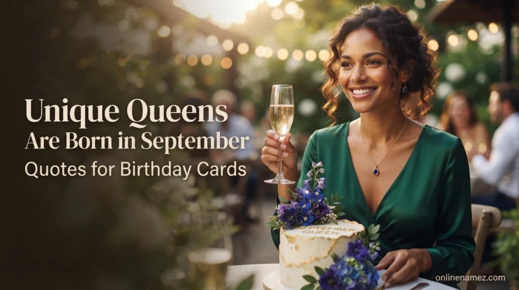 Unique Queens Are Born in September Quotes for Birthday Cards