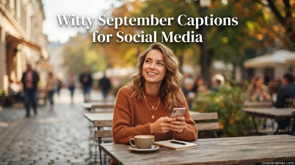 Witty September Captions for Social Media